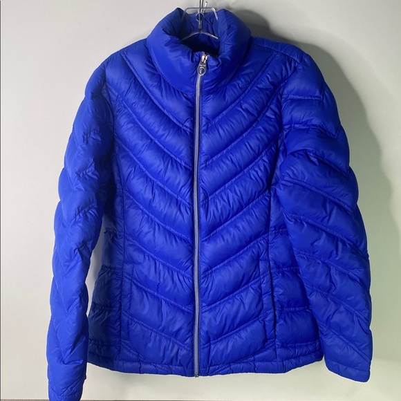 Calvin Klein Blue Puffer Down Jacket Women’s Size Small - Picture 1 of 11